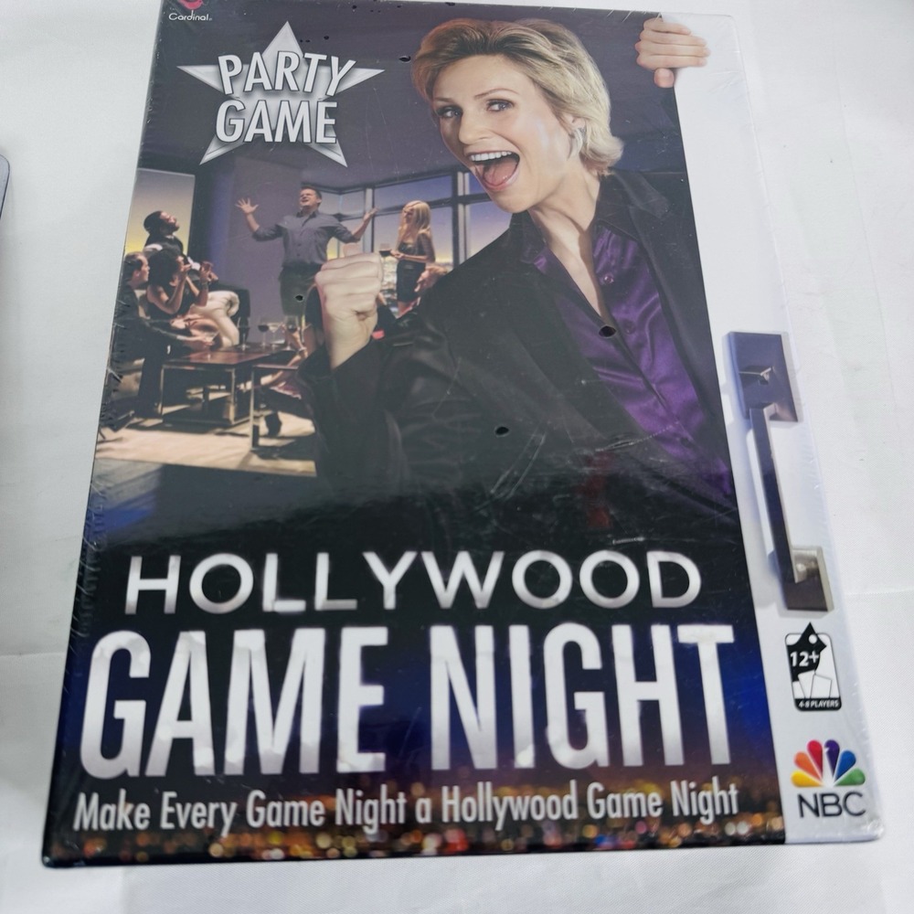 Hollywood Game Night NBC Party Board Game Jane Lynch Cardinal NEW NIB SEALED